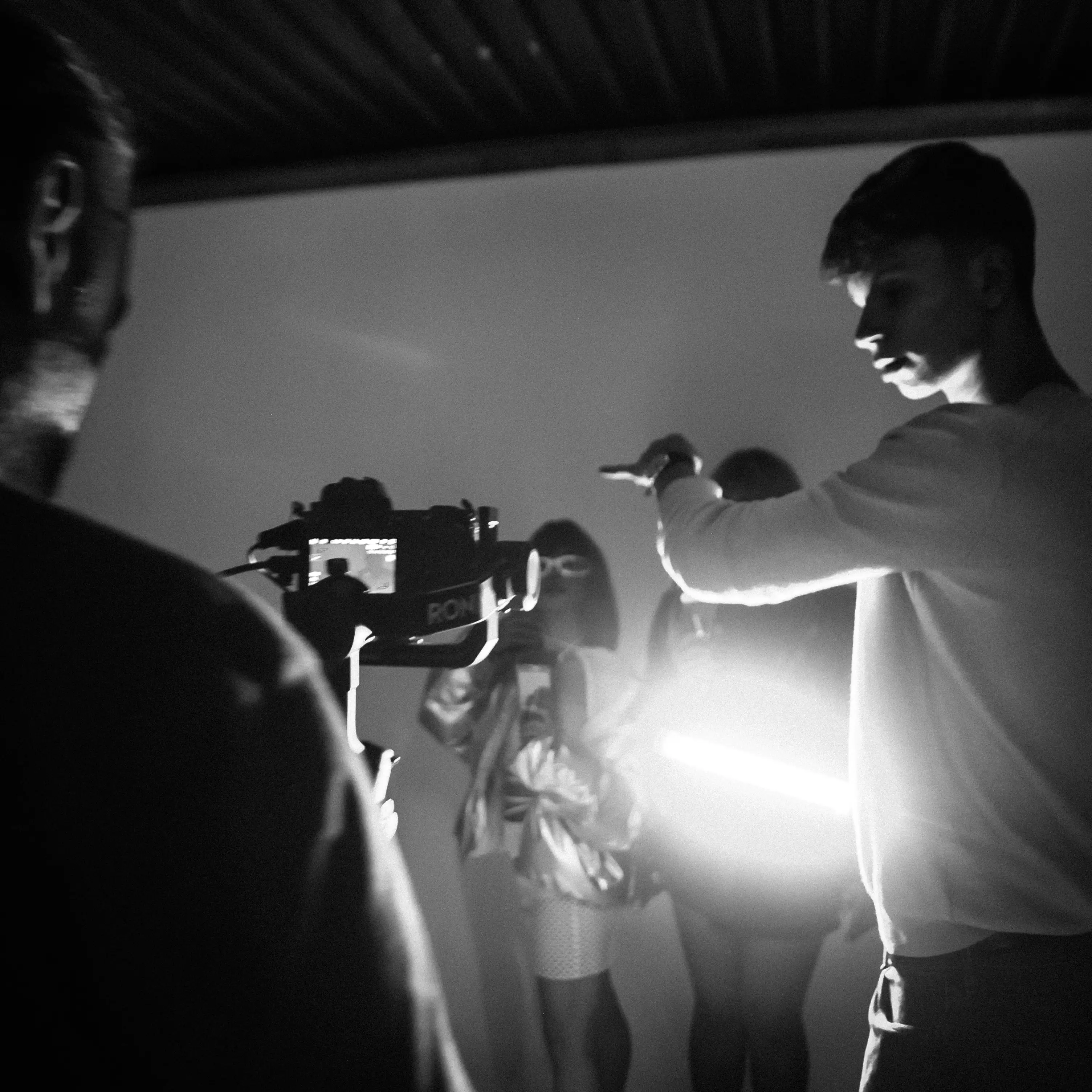 Behind the scenes